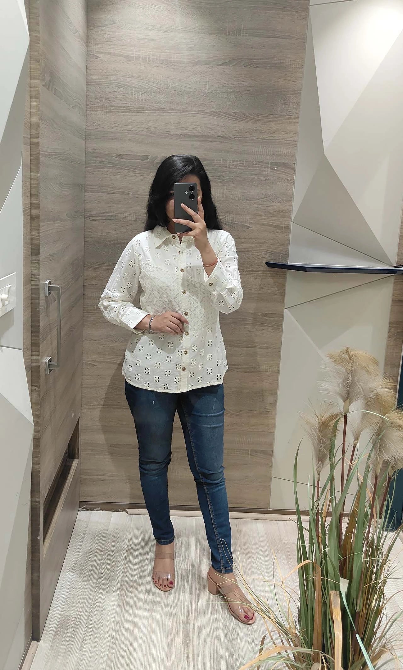 Chikankari shirt for women