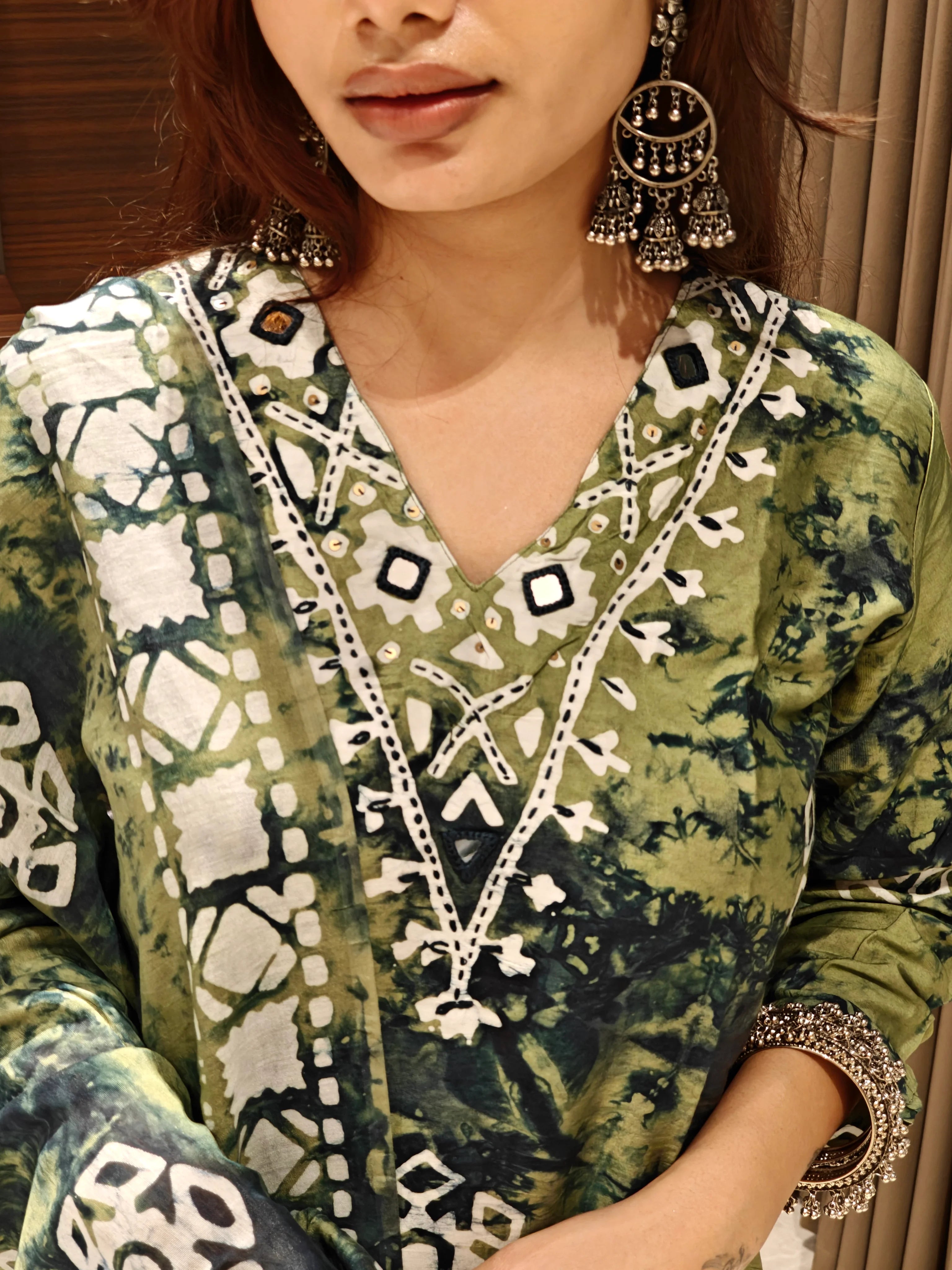 Olive Charm Suit Set