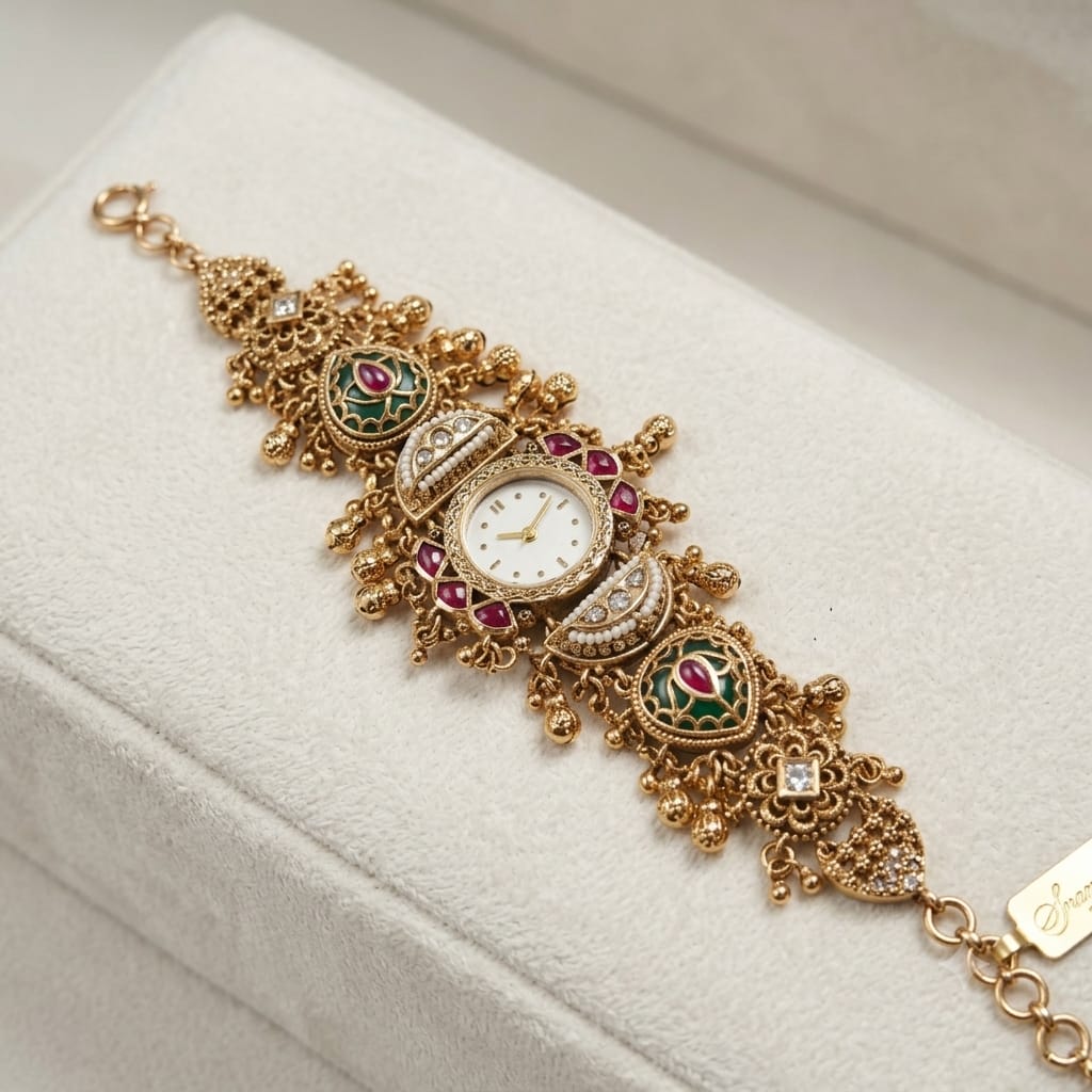 Timeless Royal Elegance – Antique Bracelet Watch.